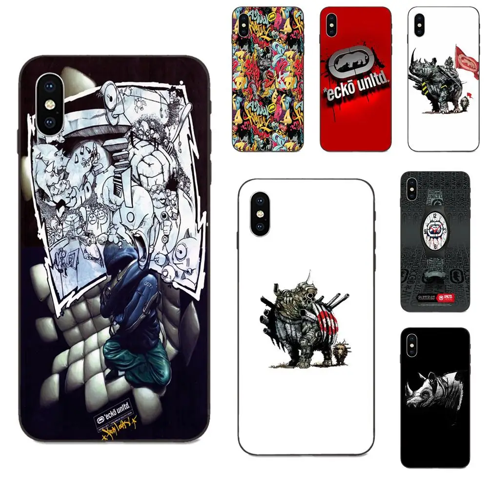 Ecko логотип Модный бренда одежды для Galaxy C5 C7 J1 J2 J3 J330 J5 J6 J7 J730 M20 M30 Ace Core Max Мини плюс