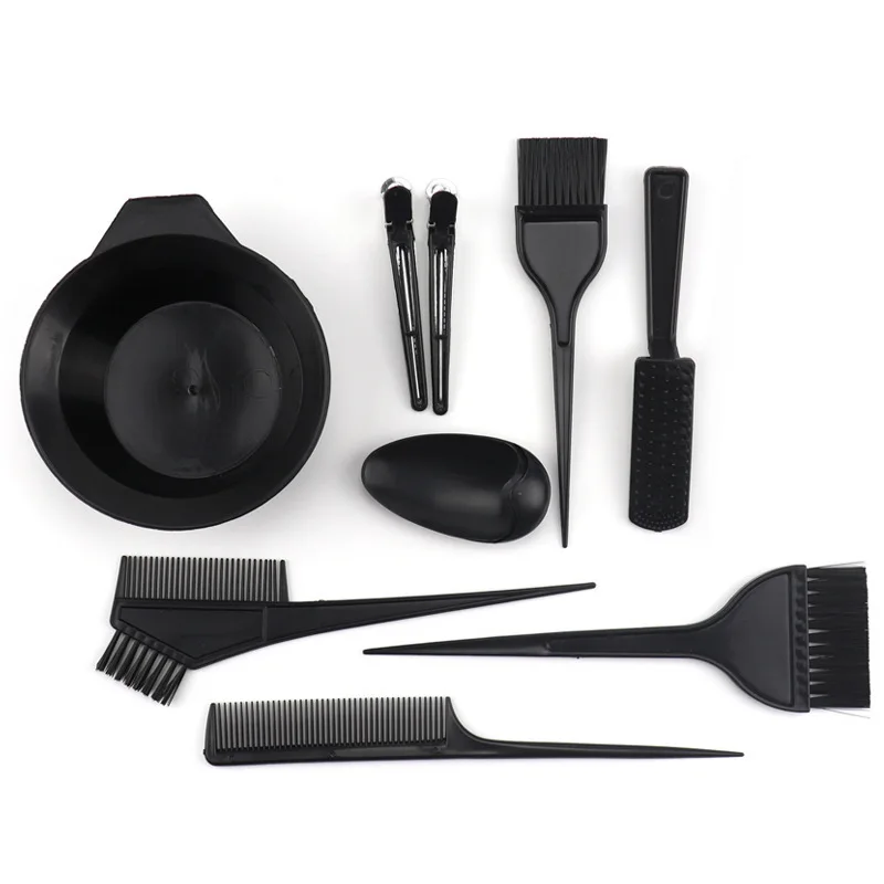 Description Picture 6 of itemHome Salon Hair Dyeing Brush Hair Dyeing Cream Bowl Coloring Brush Comb Earcap Clips Dyeing Cape Kits Hair Tint Tool