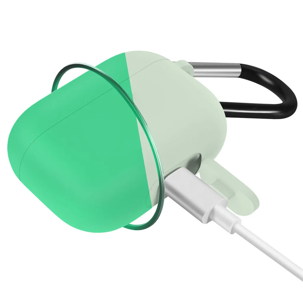 Силиконовый защитный чехол для AirPods Pro 2019 беспроводной зарядный силиконовый