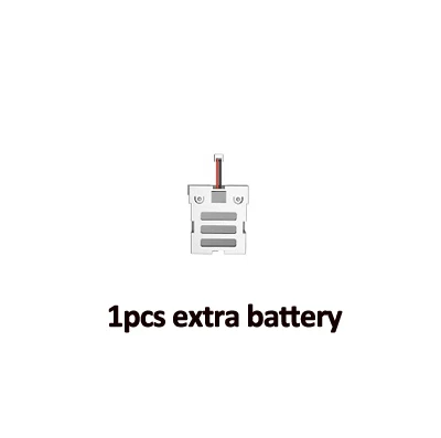1 extra battery only