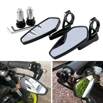 

Handlebar grips Rearview Side Mirror Motorcycle Mirror For Yamaha MT09 MT07 MT 09 07 XJ6 FJR XJR 1300 Racer fazer XT 600 TDM 900