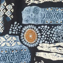 Хлопок, в фольклорном стиле льняной ткани в китайском Винтаж живопись для DIY Швейные текстиль ручной