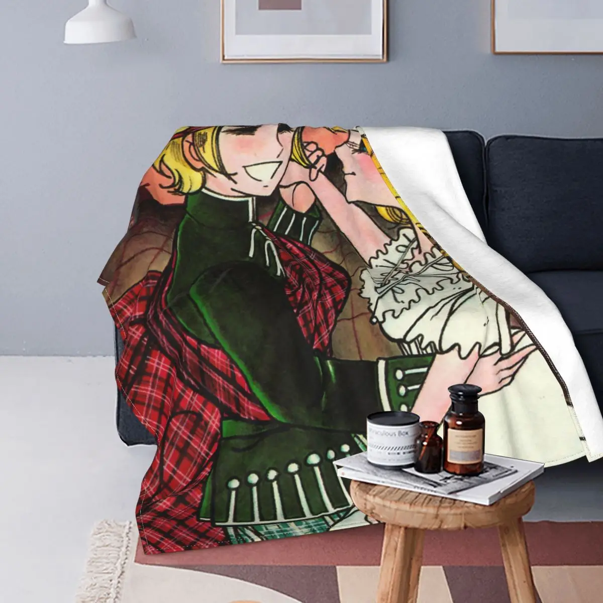 Candy Candy Girl Comics Blankets Fleece Decoration Japanese Anime Manga