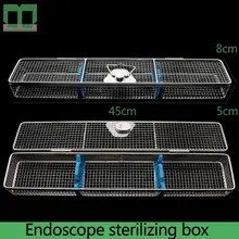 Эндоскоп коробка для стерилизации высокотемпературная стерилизация медицинского эндоскопа из нержавеющей стали хирургические инструменты
