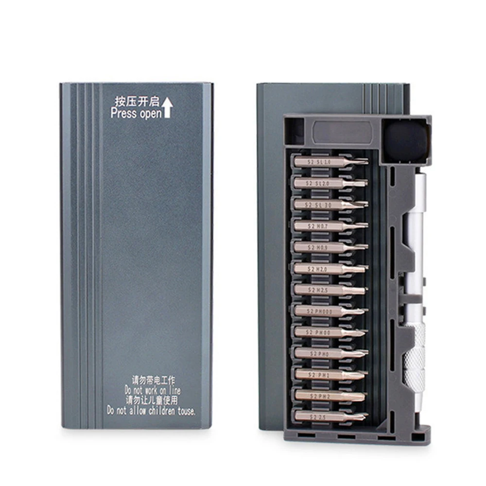 

Precision 26 in 1 Screwdriver Set Multifunctional Phone Opening Repair Tool Suitable for iPhone / Phone / Laptop / PC