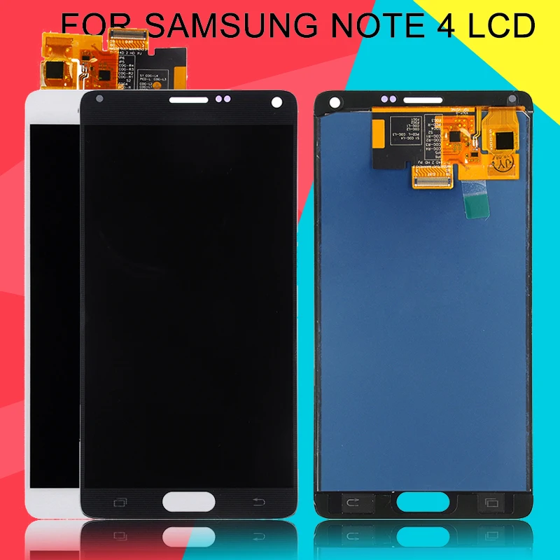 

Dinamico Note 4 Lcd For Samsung Galaxy Note 4 N910F Display With Touch Screen Digitizer Assembly N910 N910T N910P N910A Lcd+Tool