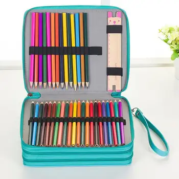 

Compartment High Capacity Box Stationarys Pen Pouch Bag Makeup Bag Pen Case Multifunction Storage Bag Case Pouch Stationerys Kit