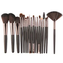 MAANGE-Juego de brochas de maquillaje, 18 Uds., para sombra de ojos, base en polvo, delineador de ojos, multicolor, herramientas de belleza opcionales, Kit de cosméticos