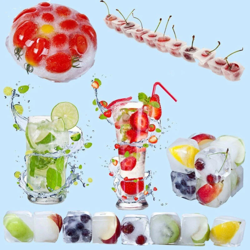 Silicone Whisky Cocktail Trays with Lid for Ice Cube Tray Ices Jelly Maker Mold |