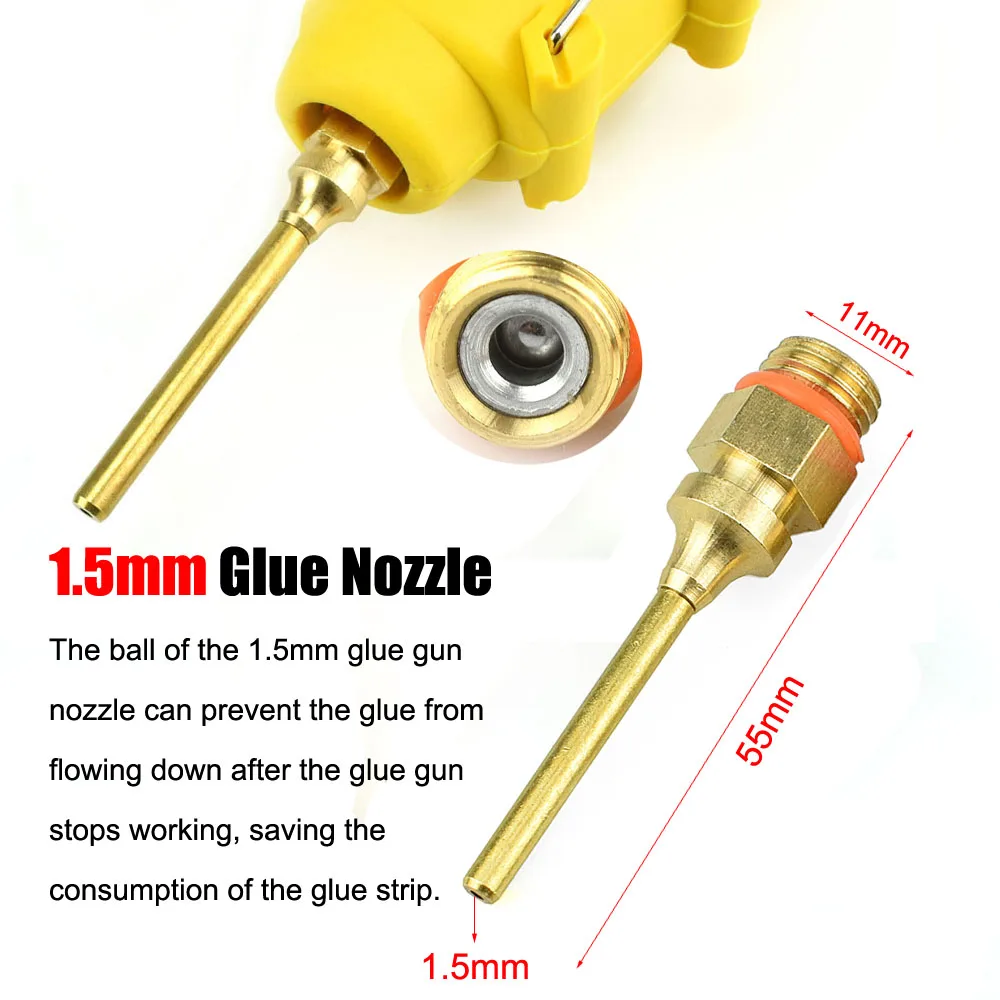 Hot Melt Glue Gun Hot Glue Gun 300W Hot Glue Gun Temperature Regulating Hot Melt Glue Gun with 11mm Sticks/Copper Nozzle for Home DIY Tool