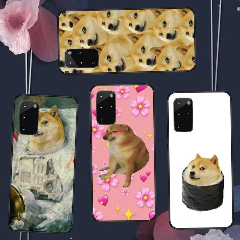 Милый Забавный чехол Doge Meme Kabosu для Samsung A50 A51 A71 A20E A20S S10 S20 S21 S30 Plus ultra 5G M11 | Мобильные