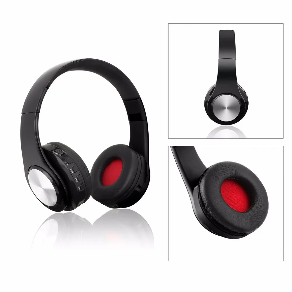 BTH-818 Складная Беспроводная Bluetooth 4 0 гарнитура стереонаушники с микрофоном Спорт