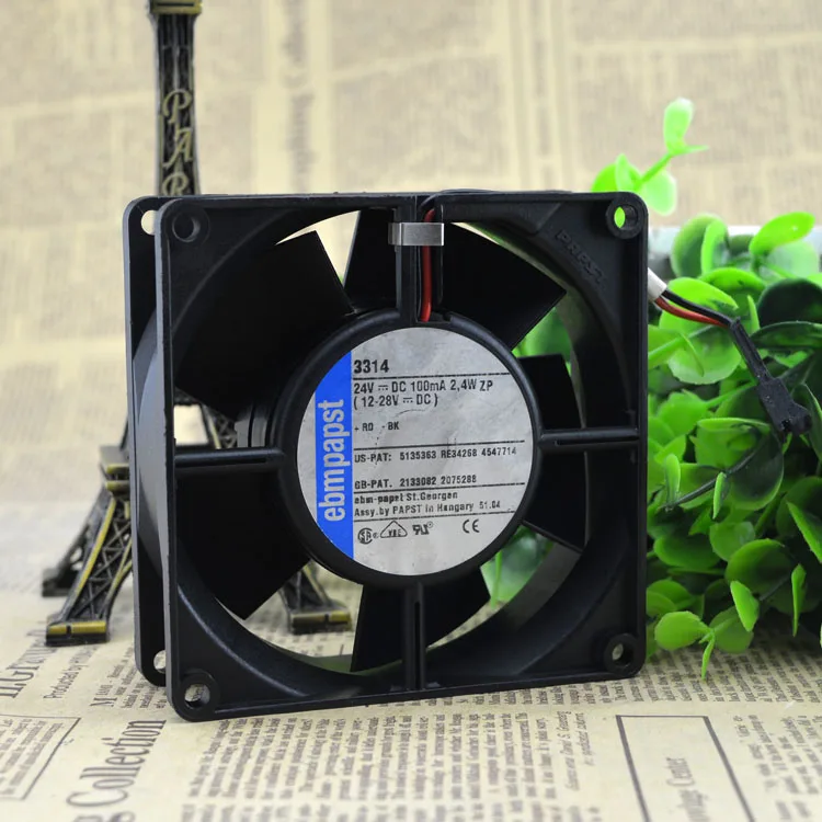 3314 24VDC 100MA 2,4 W 92*92*32 защиты электродвигателя Вентилятор охлаждения