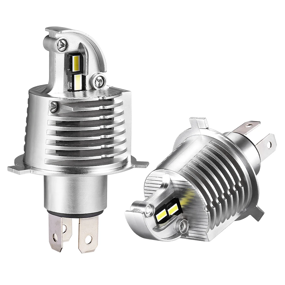 Led Car Headlight H4 led Hi/Lo beam H4 headlamp 1:1 design 60W led Car Headlight car lamp 12000LM White 6000k CSP Chips