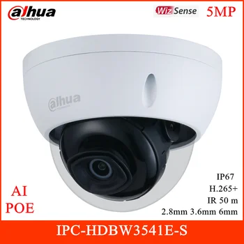 

Dahua 5MP POE IP Camera IPC-HDBW3541E-S Smart H.265+ Rotation Mode Built-in IR LED 2.8mm 3.6mm 6mm Fixed Lens Support SD Card