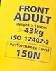 ISO 12402-3 одобренный автоматический ручной надувной спасательный жилет PFD для 150N EN396 Сертифицированный