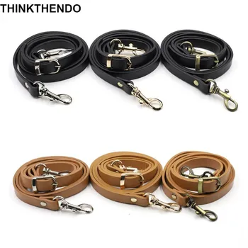 

DIY PU Leather Adjustable Strap Shoulder Crossbody Replacement Straps with Metal Buckles Accessories 1.5cm