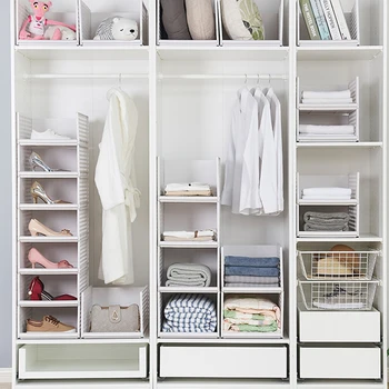 

Folding Board Storage Rack Convenient Practical Layering Pp Plastic Bedroom Closet Organizer Flip Fold Drawer Storage Rack
