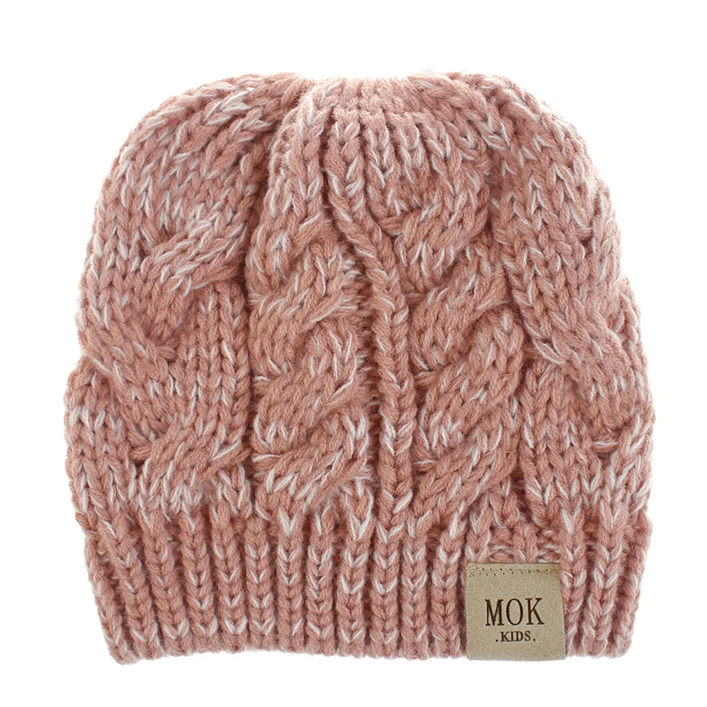 Pink ISHOWTIENDA новые модные зимние шляпы Детские теплые шапочки для девочек, вязаные шапки, шапка для катания на лыжах, повседневная шапка Py6 - Цвет: Pink