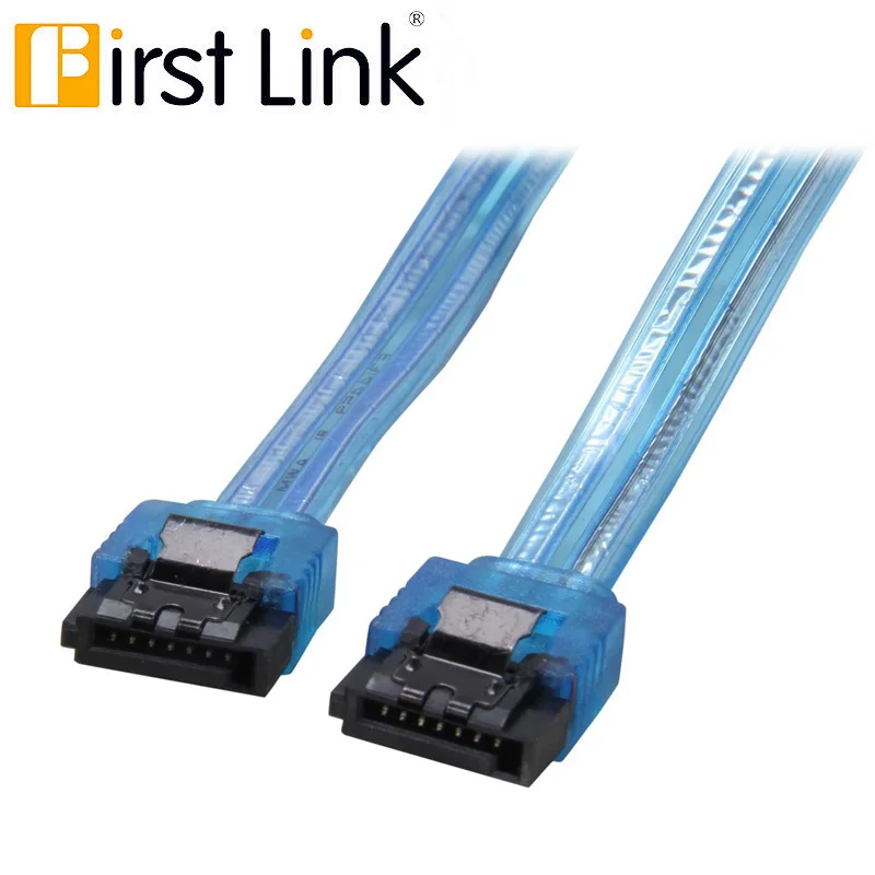 

SATA3 Serial ATA Data Cable with Lockout Lock for PC Laptop SATA 3.0 SATAIII 6Gbps HDD Hard Drive / SSD-UV Blue