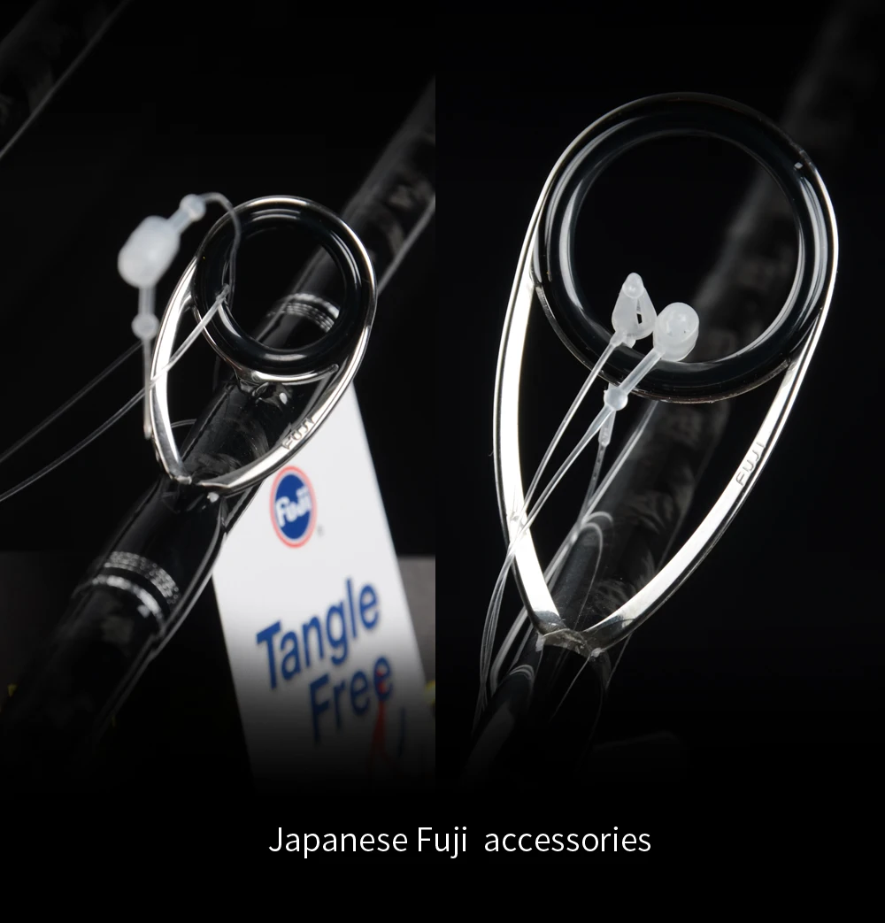 Новинка PE 1-3 2-4 Spining медленная тяга 1,91 м/1,93 м Япония Fuji части 2 секции литье удилище лодка удочка океан удочка
