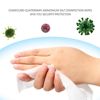 

Health Care Wet Wipes Swabs Pads Wipes Clean And Sterilize In Portable Disinfection First Aid Cleaning Tissue TSLM1