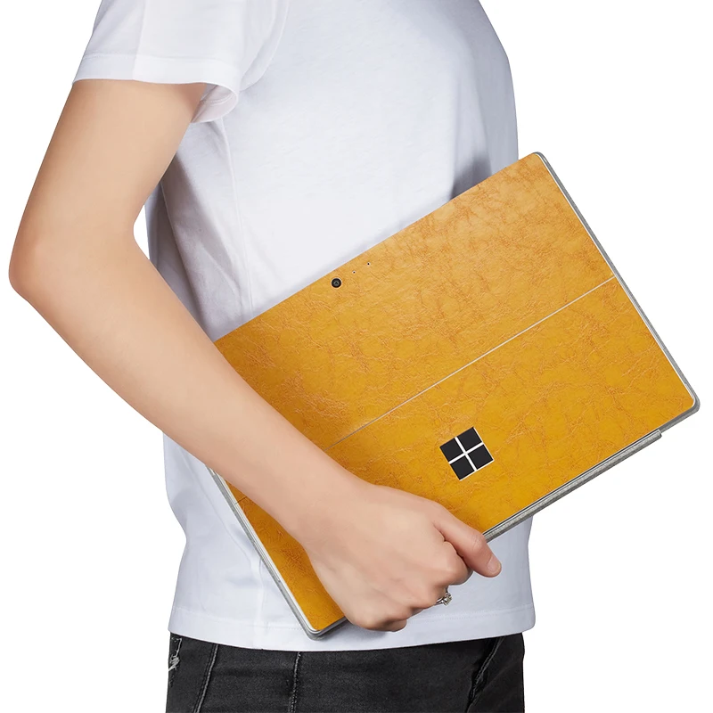 Кожаная защитная наклейка для ноутбука Surface Pro 4 5 6 7 планшета Microsoft Go|Наклейки