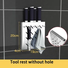 DIY кухонная стойка из нержавеющей стали стойка для хранения разделочная доска 304 Нержавеющая сталь Настенные кухонные аксессуары