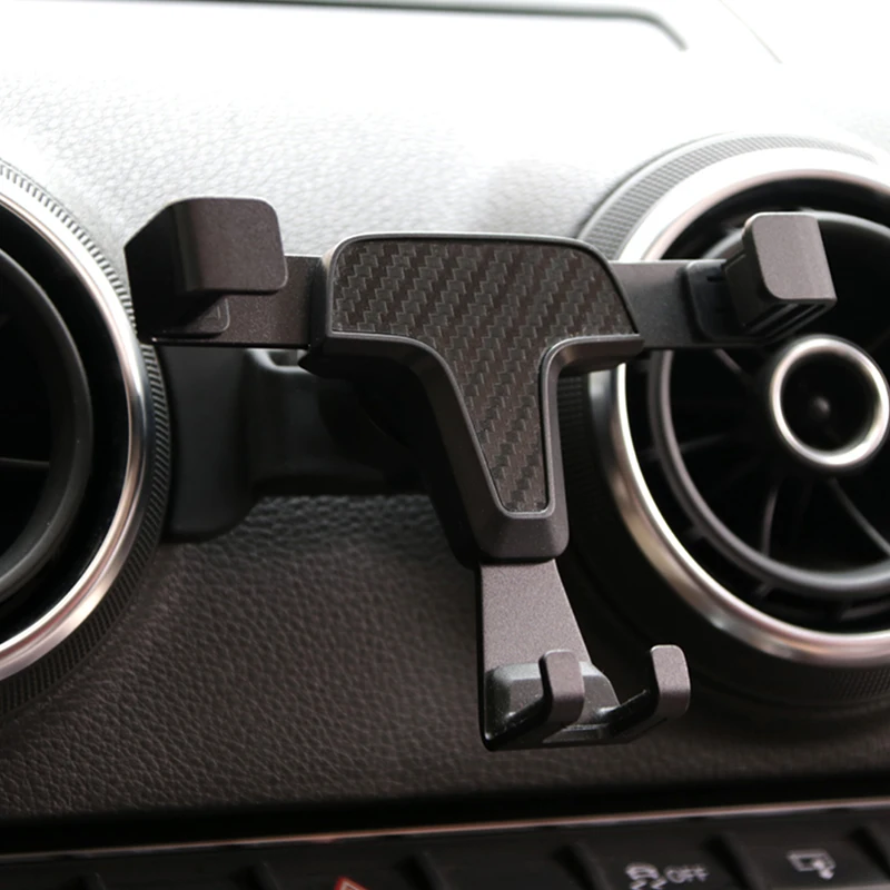 Регулируемая гравитационная реакционная Автомобильная вентиляционная розетка gps смарт-сотовый телефон держатель Клип тип стенд для- Audi A3 S3 RS3