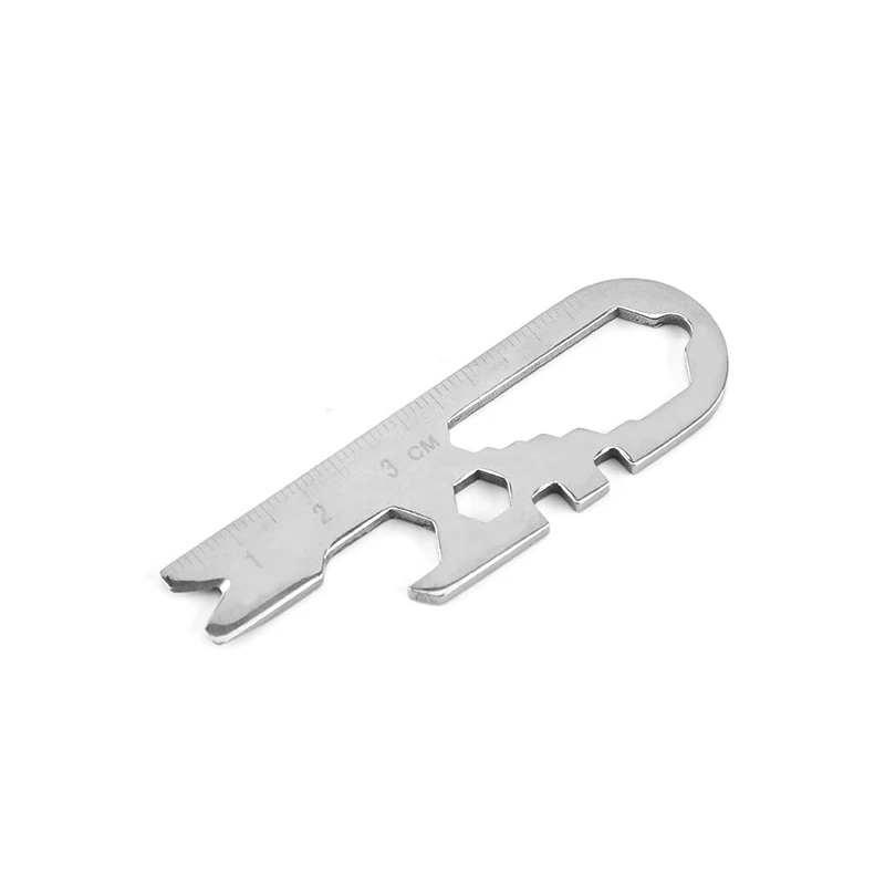 Mini Multifunctional Small Wrench Tool Bottle Opener Wrench Outdoor Portable Tool Camping Camping All-in-one Tools