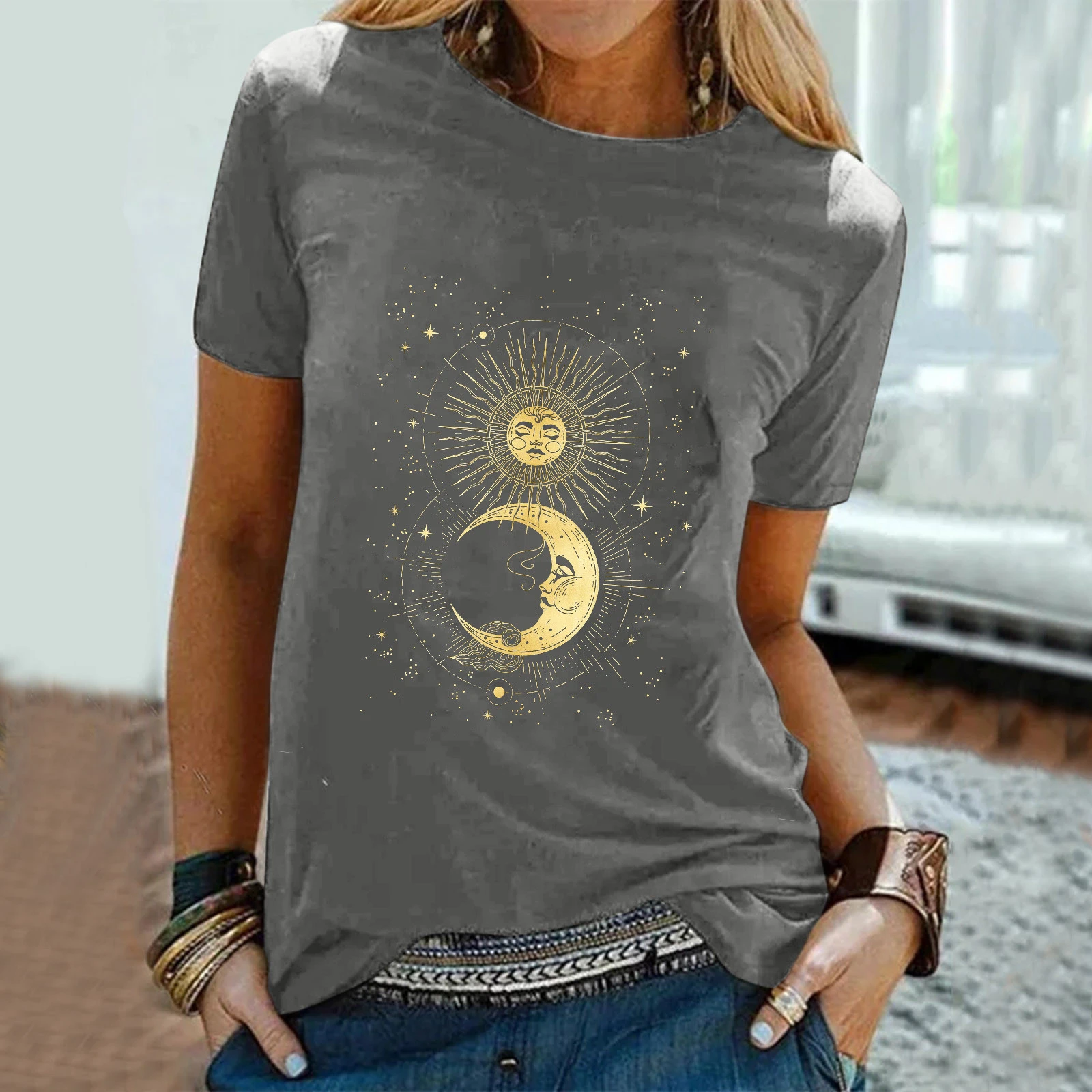 sun moon t shirt