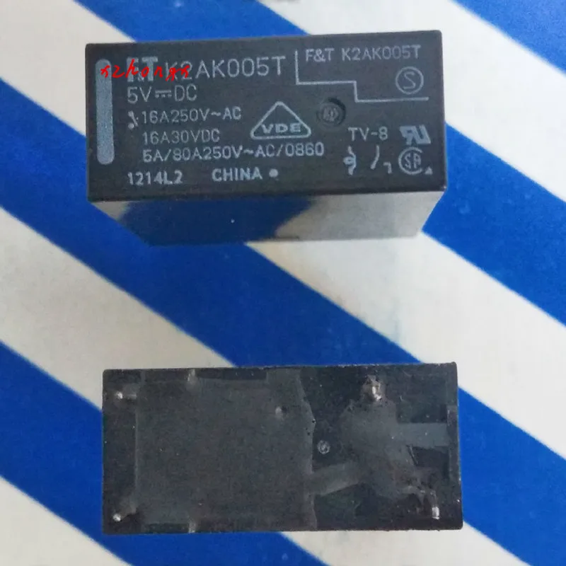 K2ak005t ftr-k2ak005t 16A 5VDC реле мощности 4-контактный Фирменная Новинка натуральная кожа