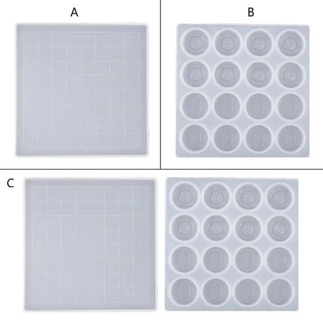 Rainha rei peça de xadrez cristal uv molde de silicone peça de xadrez molde  internacional peças xadrez damas resina cola epoxy moldes de silicone -  AliExpress