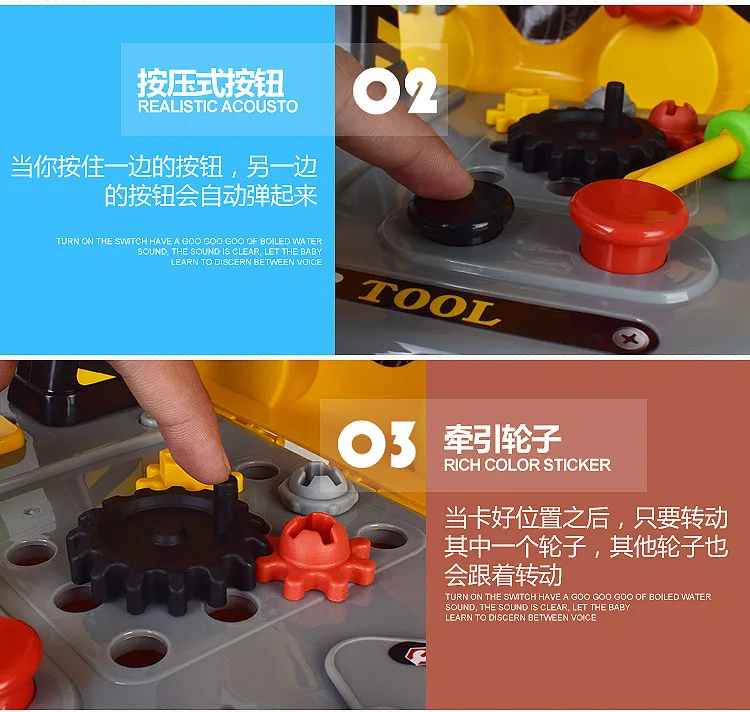 Подлинный xiong cheng детский игровой дом мультфильм игрушки макияж кухня инженерный доктор путешествия Lugguge чемодан
