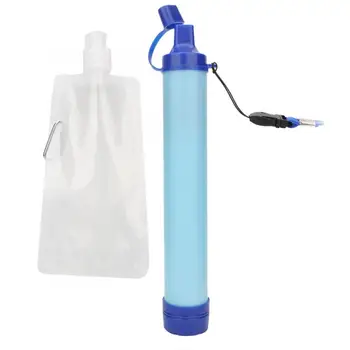 

Portable Purifier Water Filter Straw Tool Accessories for Camping Hiking Emergency Survival Water Cleaning Tools Cleanser