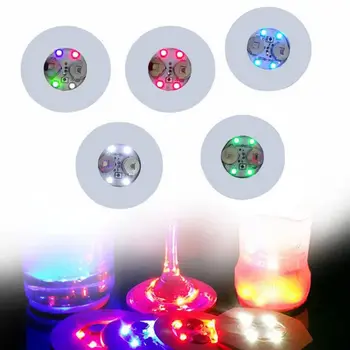

Vase Decoration LED Glorifier Drink Cup Mat Party Drink Cup Mat Christmas Vase New Year Halloween Decoration Lights