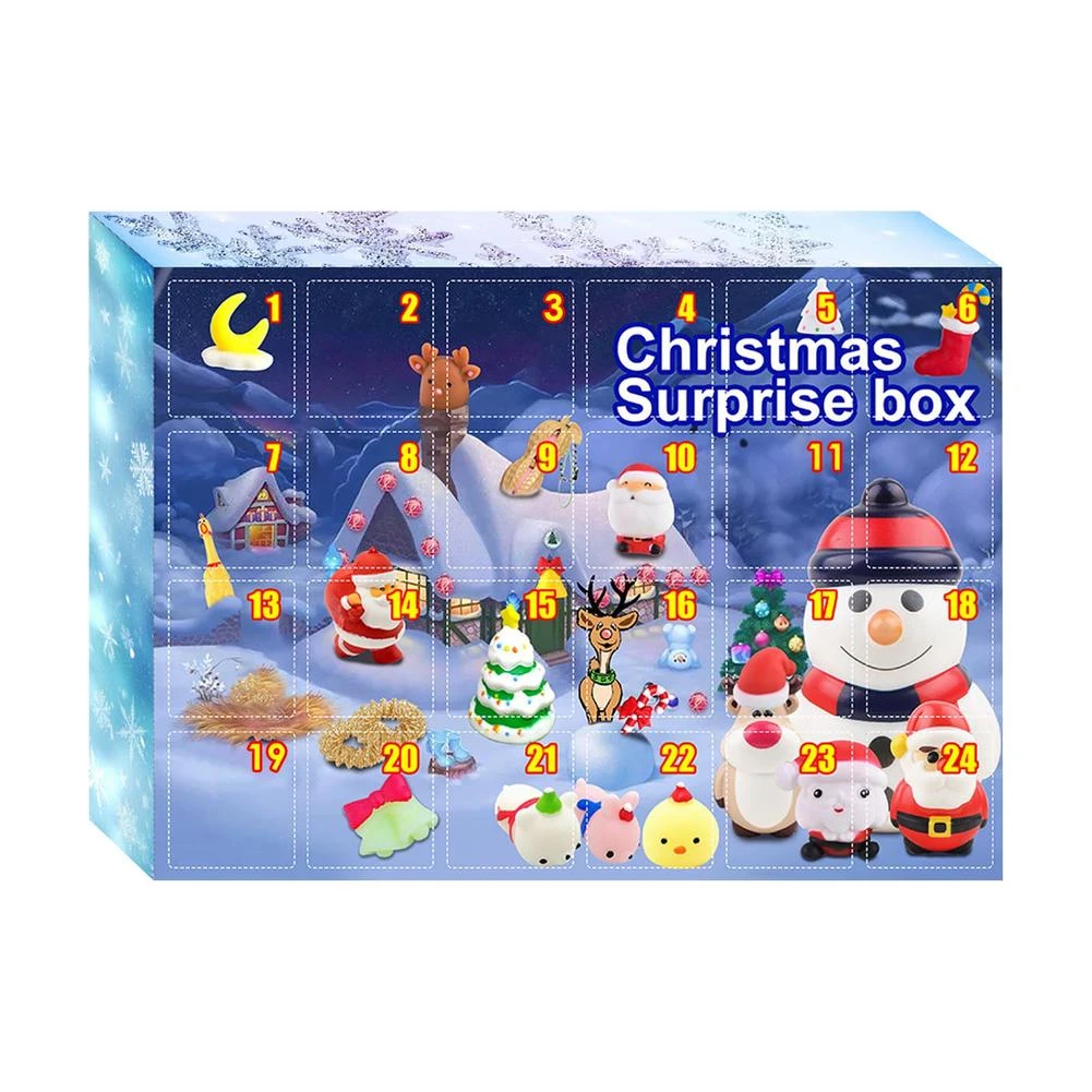 Wow Surprise Christmas Countdown Calendar 2022 Christmas Countdown Calendar Christmas Advent Countdown Gift 2022 Christmas  Surprise Countdown Calendar Toys Christmas Advent Ca|Squeeze Toys| -  Aliexpress