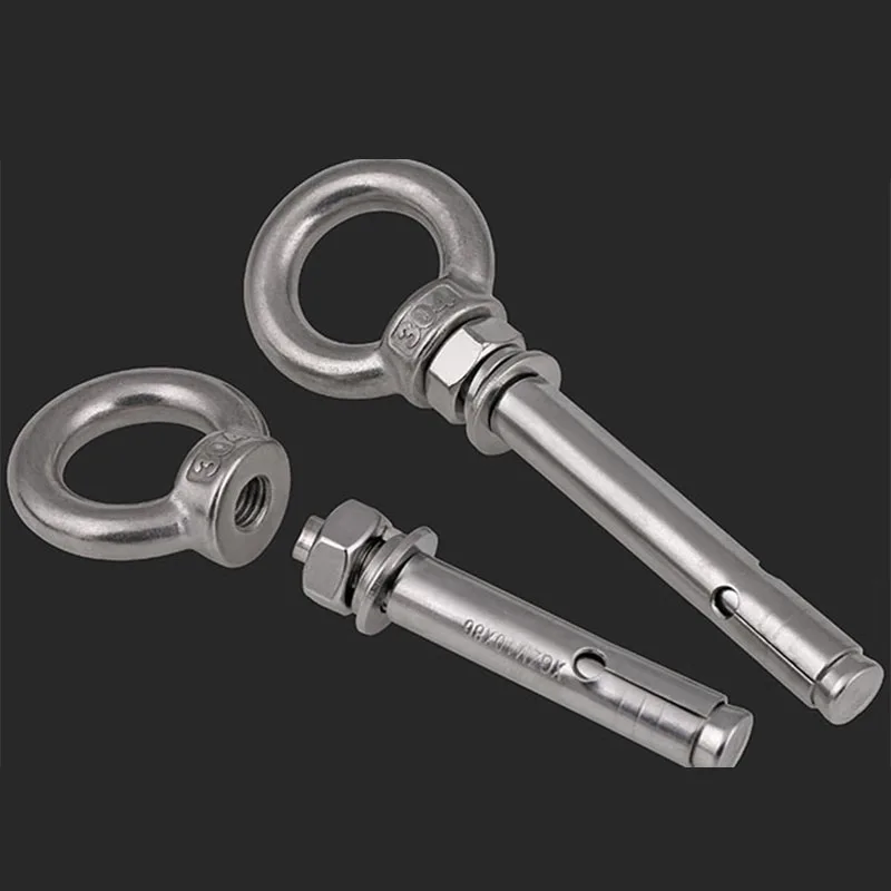 콘크리트 슬리브 앵커 리프팅 아이 확장 볼트 304, 스테인리스 스틸 A2-70, M10, 10mm