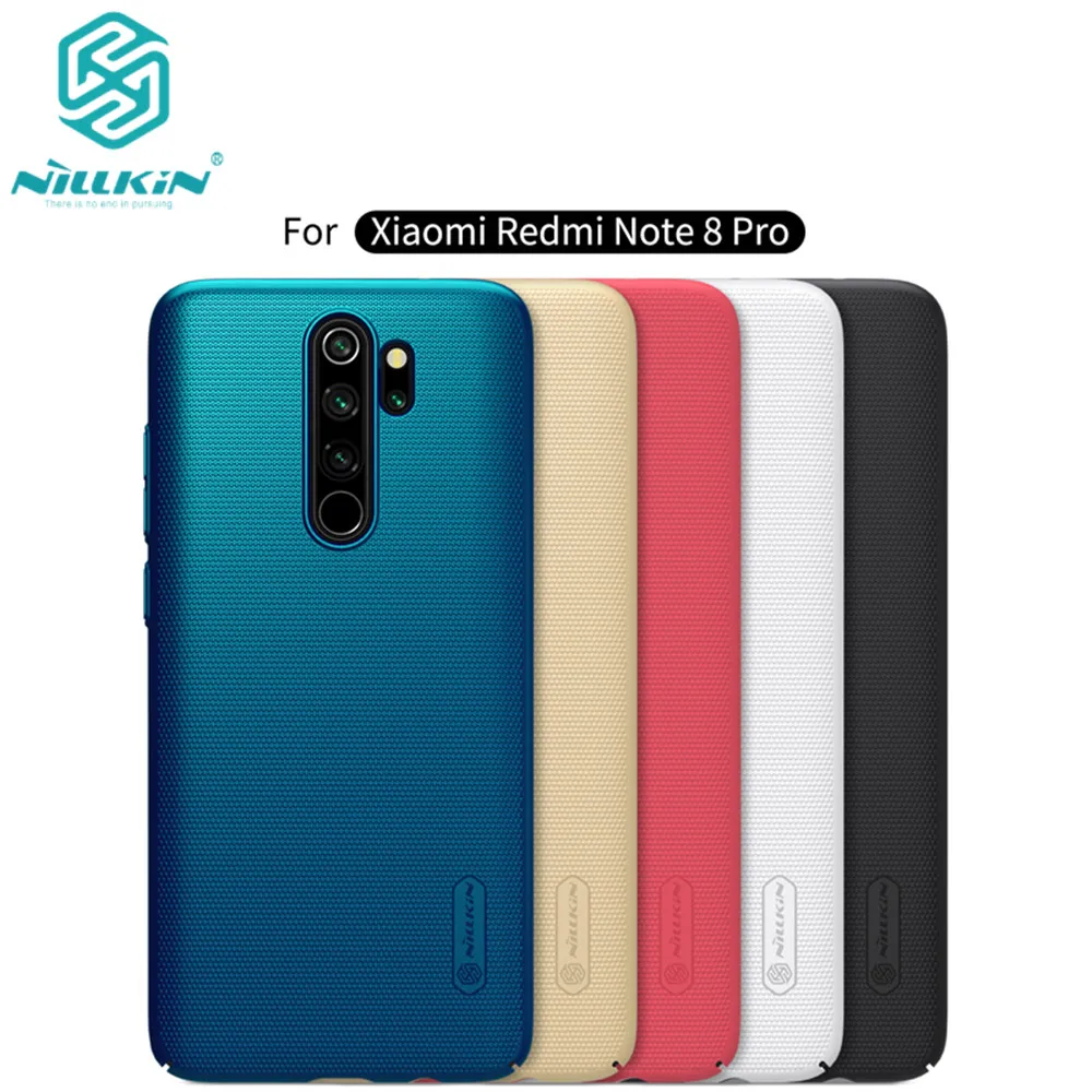 

10pcs/lot wholesale NILLKIN Super Frosted Shield matte PC hard back cover case for Xiaomi Redmi Note 8 Pro case 6.53 inch