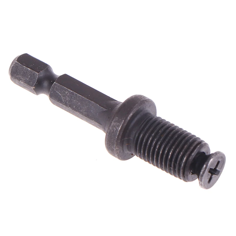 

New Drilling Bit Accessory Drill Chuck Adapter 1/4"Hex Shank Adapters Male Thread Screw for Drill Chuck 6mm 10mm 13mm 3/8"-24UNF