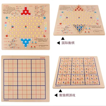 

Sudoku Chess Digits 1 To 9 Can Only Put Once In Any Row Line Check Intelligent Fancy Educational Wood Toys Happy Games Gifts