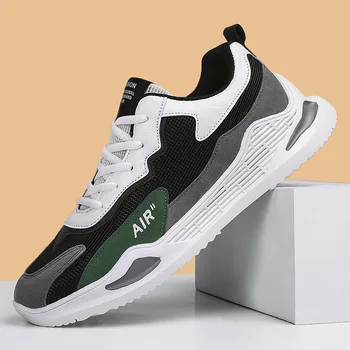 

Mesh Men Shoes Spring Casual Shoes Men Lace-up Comfortable Breathable Footwear for Man Feminino Zapatos Hombre Hard-Wearing