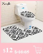 1 компл./3 шт Рождественская мультяшная елка Toliet чехол для сиденья коврик для ванной набор напольный коврик для дома ванной Рождественское украшение