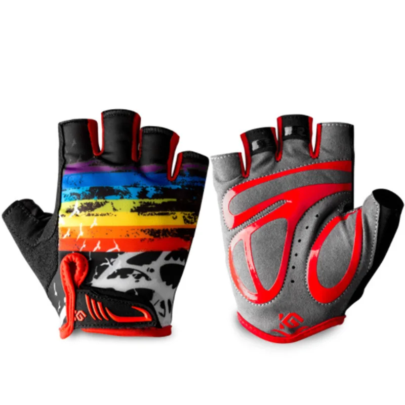 

Outdoor Kid's Boy/Girl Half Finger Cycling Gloves Bike Bicycle Riding Breathable air permeability high elasticity Gloves