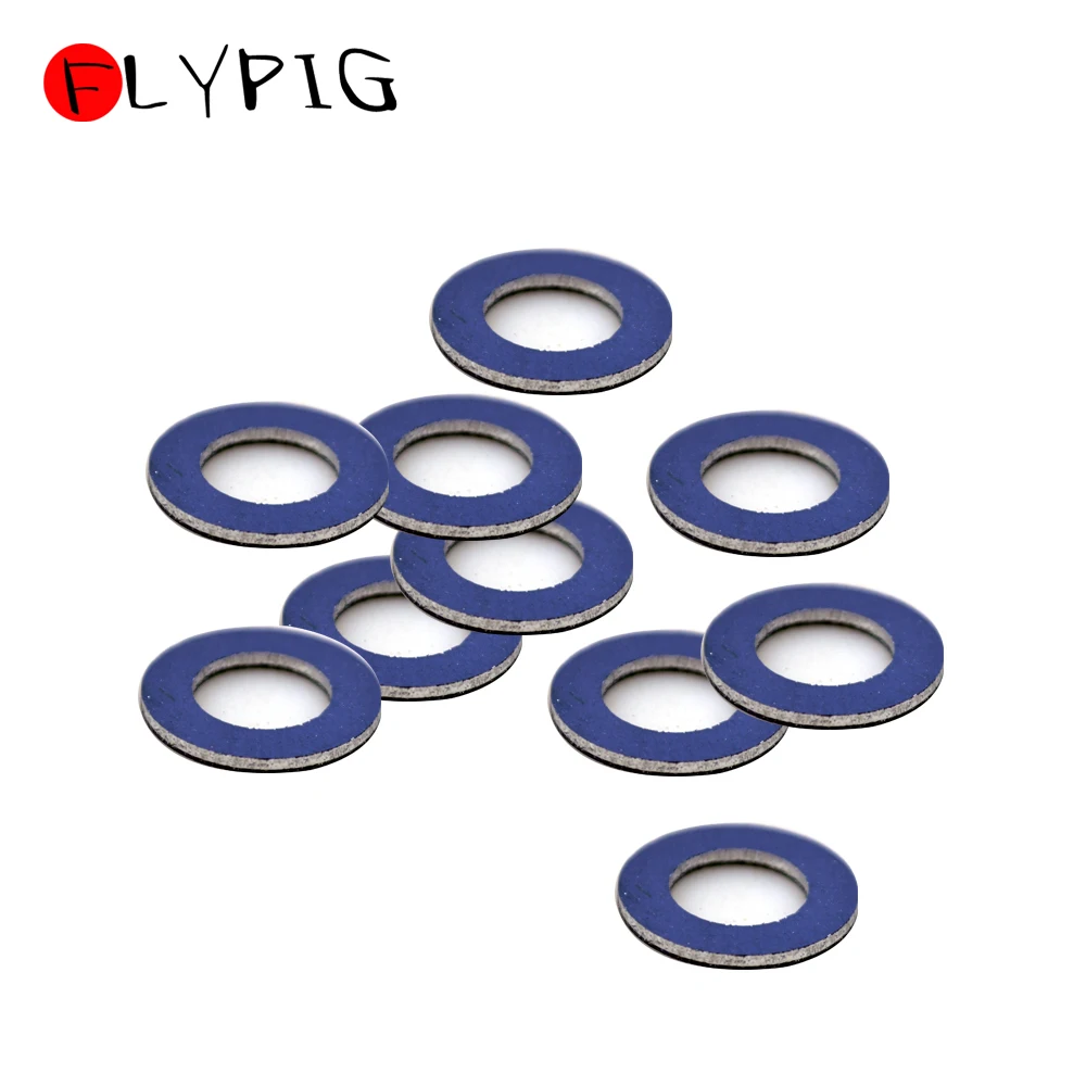 10x Oil Drain Sump Plug Washers For Toyota Camry Corolla Lexus Scion