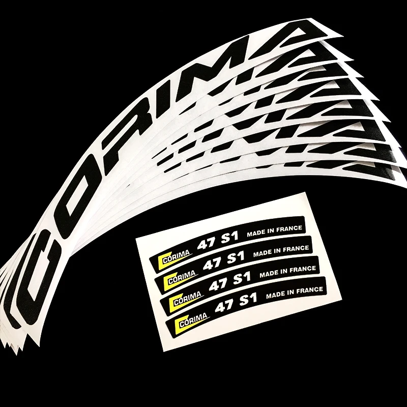 Adesivo per ruote in carbonio per bicicletta da strada 700c  30/38/40/50/55/60/80/88mm adesivo per ruote per bici da strada di marca per Corima  47 Mcc|Bicycle Stickers| - AliExpress