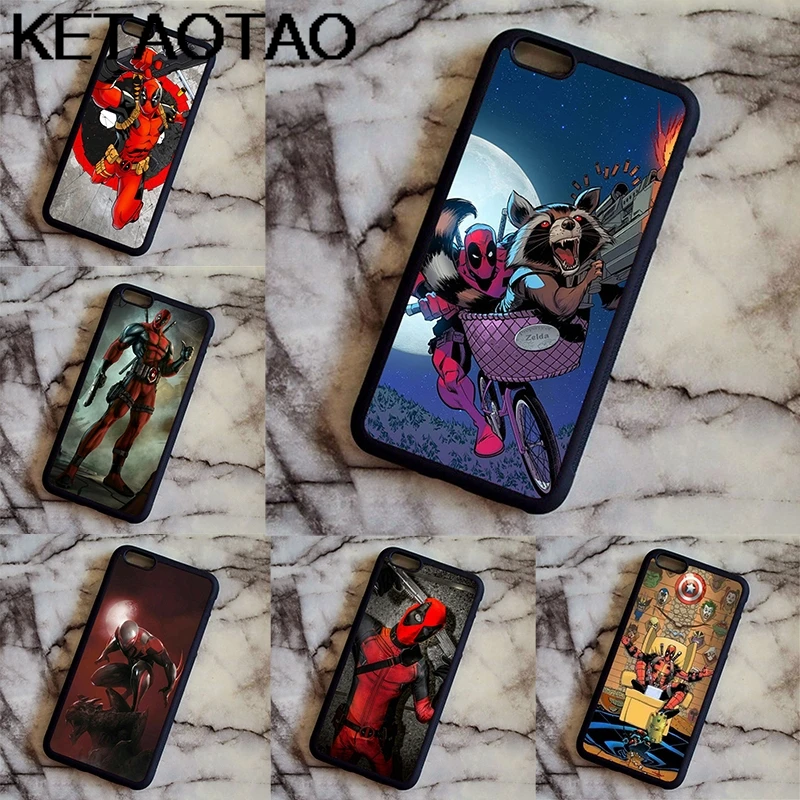 KETAOTAO Marvel Мстители Капитан Америка Дэдпул чехол для телефона s для samsung galaxy S6 S7 S8 S9 Note чехол из мягкого ТПУ резины силикона
