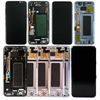 

For Samsung Galaxy S8 G950 & S8 PLUS LCD Display + Touch Screen Digitizer+ Frame