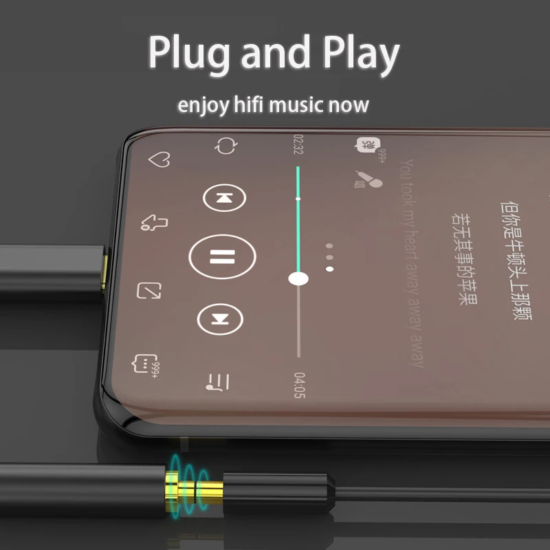 USB C до 3,5 мм аудио адаптер с декодером ЦАП PCM 16 бит/48 кГц для Google Pixel SAMSUNG Note10 Note 10+ Android Mobile iPad Pro