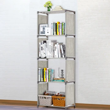 

4/3/2 layer Bookcase Simple Assembled Bookshelf Corner Closet Sundries Book Storage Organizer Shelf for Kids Book Rack Furniture